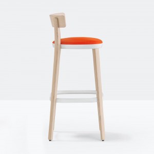 Taburete Folk de Pedrali. Taburetes de diseño. Taburetes alto modernos.
