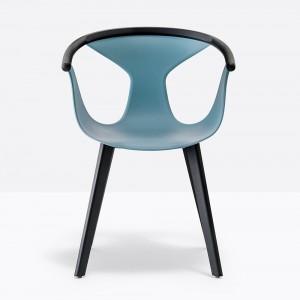 Sillón Fox 3725 de Pedrali. Sillones modernos de polipropileno para salón.