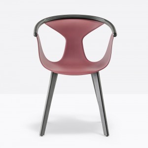 Sillón Fox 3725 de Pedrali. Sillones modernos de polipropileno para salón.