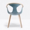 Sillón Fox 3725 de Pedrali. Sillones modernos de polipropileno para salón.