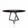 Mesa Millennium Ring de Bontempi. Mesa con sobre giratorio de diseño italiano.
