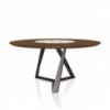 Mesa Millennium Ring de Bontempi. Mesa con sobre giratorio de diseño italiano.
