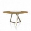 Mesa Millennium Ring de Bontempi. Mesa con sobre giratorio de diseño italiano.