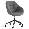 Silla AAC 155 tapizado Soft de aluminio y polipropileno tapizada de Hay ideal para las oficinas