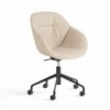 Silla AAC 155 tapizado Soft de aluminio y polipropileno tapizada de Hay ideal para las oficinas