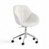 Silla AAC 155 tapizado Soft de aluminio y polipropileno tapizada de Hay ideal para las oficinas