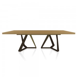 Mesa Millennium XXL de Bontempi. Mesas de comedor. Muebles modernos italianos.