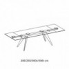 Mesa Ramos Extensible de Bontempi. Mesas extensible de comedor de diseño italiano.