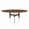 Mesa Universe Redonda Madera o Mármol de Bontempi.  Mesas de comedor modernas de diseño italiano.