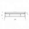 Mesa auxiliar Fratello Driade. Mesas modernas ideal para salón o comedor.