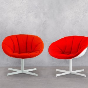 Butaca Gliss 360 de Pedrali. Butacas de diseño. Butacas tapizadas modernas.