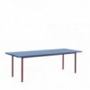 Mesa Two-colour de diseño moderna y elegante de Hay para instalaciones.