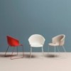Sillón Grace 413 de Pedrali. Sillas de diseño. Sillas tapizadas para comedor.