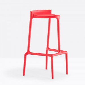Taburete Happy 490 de Pedrali. Taburetes de diseño. Taburetes de exterior.