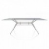 Mesa Sander Rectangular Outdoor de Bontempi. Mesas de jardín y terraza. Muebles modernos italianos.
