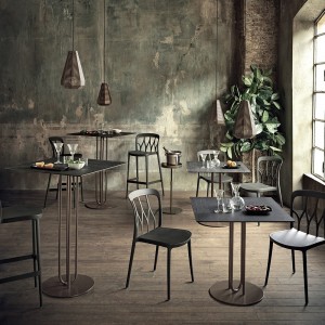 Silla Galaxy de Bontempi. Sillas de diseño para patio y jardín.