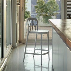 Taburete Galaxy de Bontempi. Taburetes para interiores y exteriores de diseño italiano.