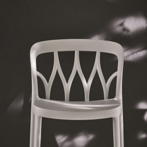 Taburete Galaxy de Bontempi. Taburetes para interiores y exteriores de diseño italiano.