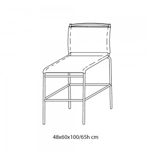 Taburete Net Outdoor de Bontempi. Taburete y sillas de jardín de diseño.