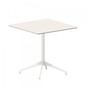 Mesa de exterior alis de Sovet con tapa de cerámica. Mesas cuadradas para café.