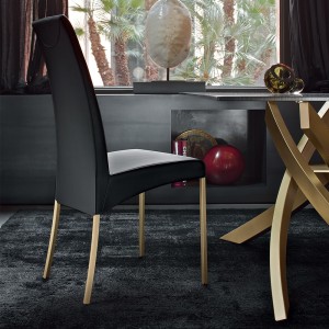 Silla Aida de Bontempi. Sillas para comedor. Muebles de diseño italiano.