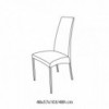 Silla Aida de Bontempi. Sillas para comedor. Muebles de diseño italiano.
