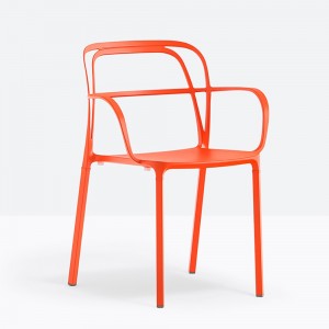Sillón Intrigo 3715 de Pedrali. Sillones de diseño. Sillones de aluminio de jardín.
