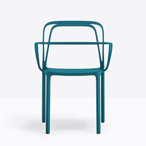 Sillón Intrigo 3715 de Pedrali. Sillones de diseño. Sillones de aluminio de jardín.