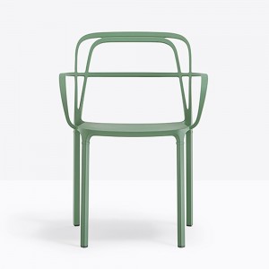 Sillón Intrigo 3715 de Pedrali. Sillones de diseño. Sillones de aluminio de jardín.