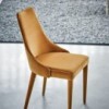 Silla Clara Tapizada de Bontempi. Sillas de comedor de diseño. Sillas y taburetes.