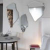 Espejo Archipelago de Driade. Diseño elegante de piezas complementarias.