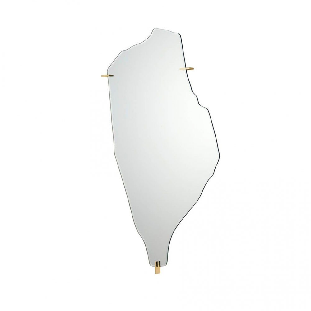 Espejo Archipelago de Driade. Diseño elegante de piezas complementarias.