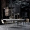 Silla Kate Acero Cojín de Bontempi. Sillas de acero de diseño. Sillas para comedor.