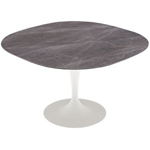 Mesa de exterior flute shaped de Sovet. Mesas outdoor con sobre de cerámica.