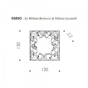 Espejo Egeso de Driade. Diseño elegante de piezas complementarias. Espejos de pared.