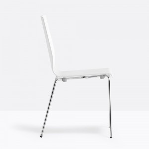 Silla Kuadra 1151/1158 de Pedrali. Sillas de diseño moderno. Sillas de plástico.