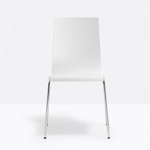 Silla Kuadra 1151/1158 de Pedrali. Sillas de diseño moderno. Sillas de plástico.