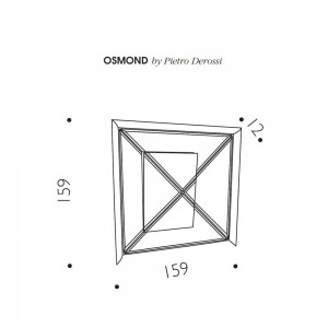 Espejo Osmond Driade. Espejo de pared para combinar en el hogar. Espejos modernos.