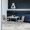 Silla Kuga Slim de Bontempi. Sillas de comedor o salón de diseño italiano.