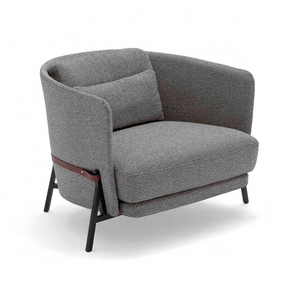 Butaca Cradle tapizado de Arflex. Sofás y butacas clásicas de diseño italiano.