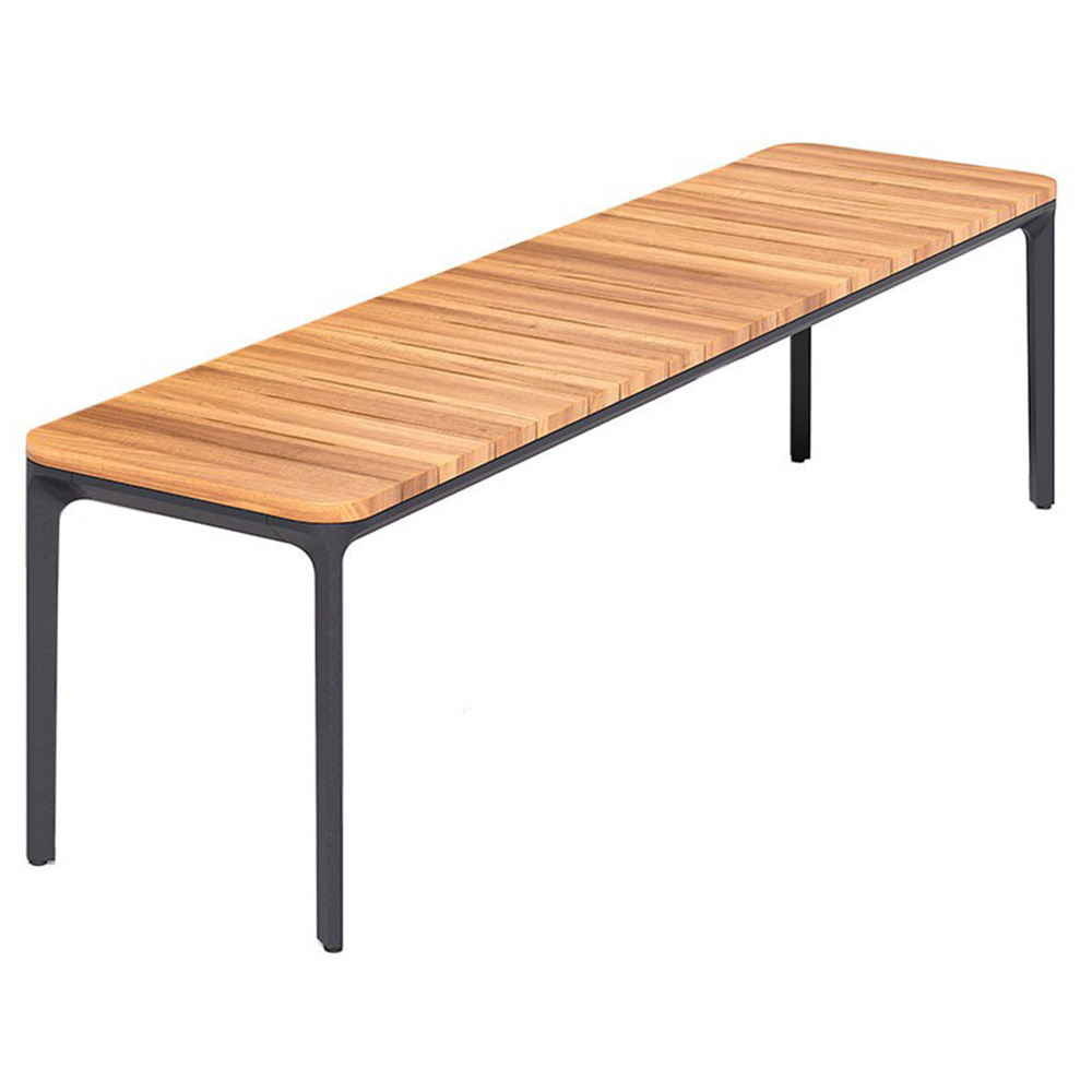 Banco de exterior slim  de Sovet con tapa de cerámica. Bancos de exterior.