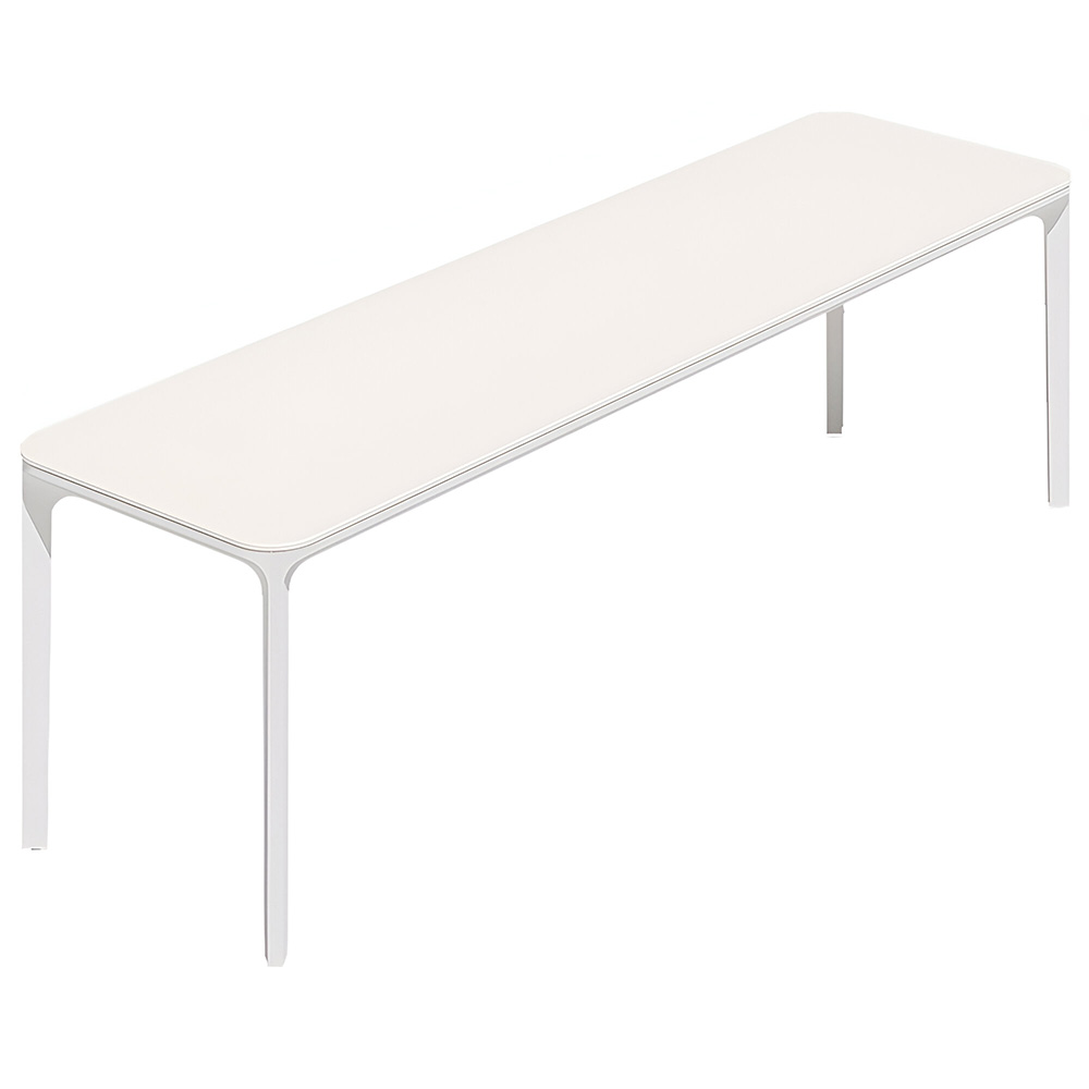 Banco de exterior Slim de Sovet con tapa de cerámica. Bancos de diseño.