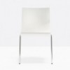 Silla Kuadra XL 2443 de Pedrali. Sillas de diseño moderno. Sillas tapizadas.