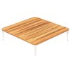 Mesa auxiliar Slim doghe h26 Outdoor Sovet Italia. Mesas auxiliares de exterior de madera.