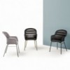 Silla Suri de Bontempi. Sillas para cocina o comedor de diseño italiano.