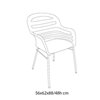 Silla Suri de Bontempi. Sillas para cocina o comedor de diseño italiano.