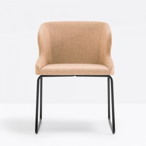 Sillón Leila 682 de Pedrali. Sillones de diseño moderno. Sillones tapizados.