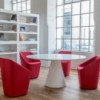 Silla Log 365 de Pedrali. Sillas de diseño. Sillas tapizadas modernas.