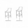 Taburete Clara de Bontempi. Taburetes para cocina. Muebles de diseño italiano.