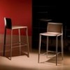 Taburete Linda de Bontempi. Sillas y taburetes de cocina de diseño italiano.